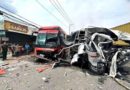 Bình Phước: Xe container tông xe khách, nhiều người bị thương