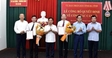 Ông Phan Tấn Linh làm Giám đốc Sở LĐ-TB&XH tỉnh Hà Tĩnh
